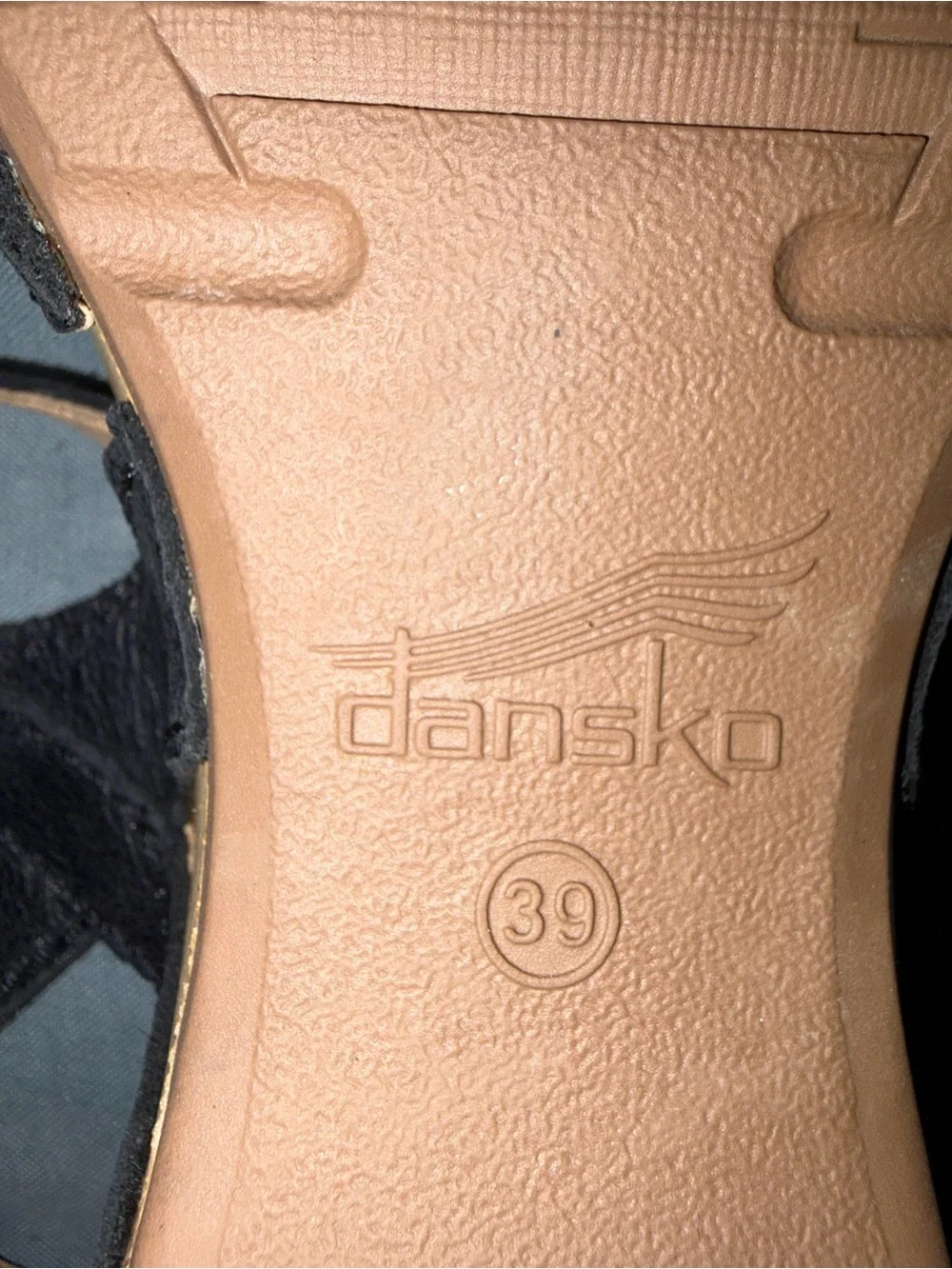 Dansko Women’s Black Leather Mary-Jane Sandal - Tiffani